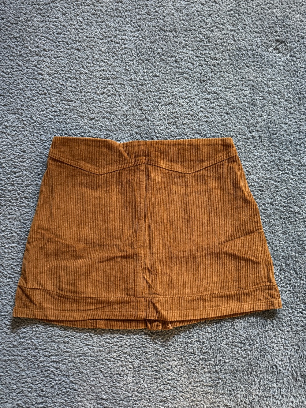 KENDALL & KYLIE Brown Button-Up Corduroy Skirt - Picture 2 of 4